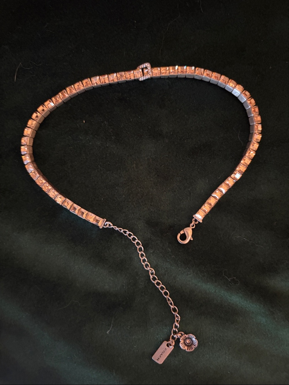 Coach Tennis Buckle Choker